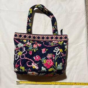 Vera Bradley Navy Floral Tote